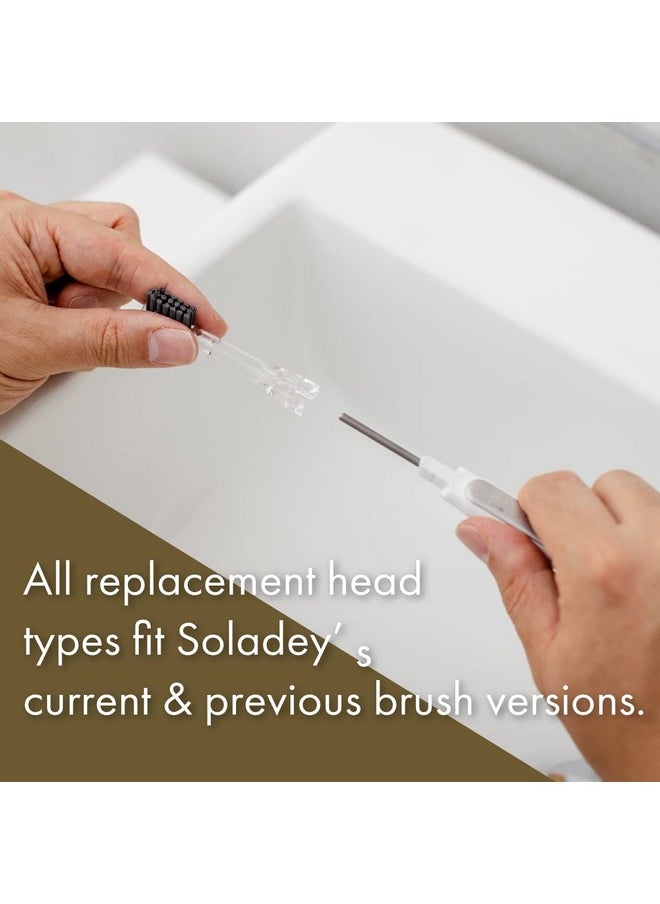 Soladey5 Ionic Toothbrush, Pink, Large Solar Panels and TiO2 Semiconductor, You can Brush Without Toothpaste
