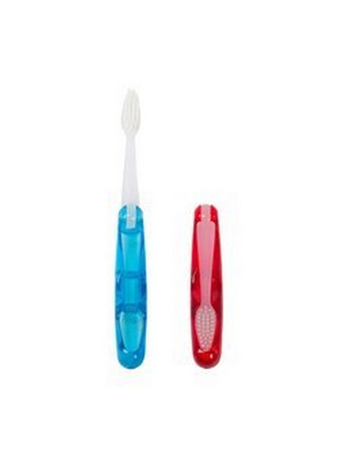 SoFresh Oral Care, Travel Soft Flossing Toothbrush (Assorted Colors)