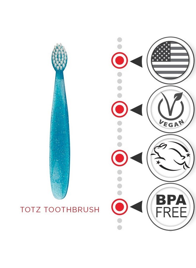 RADIUS - Totz Toothbrush, Specially Designed for Small Teeth and Gums, For 18 Months and Older (6 per case)