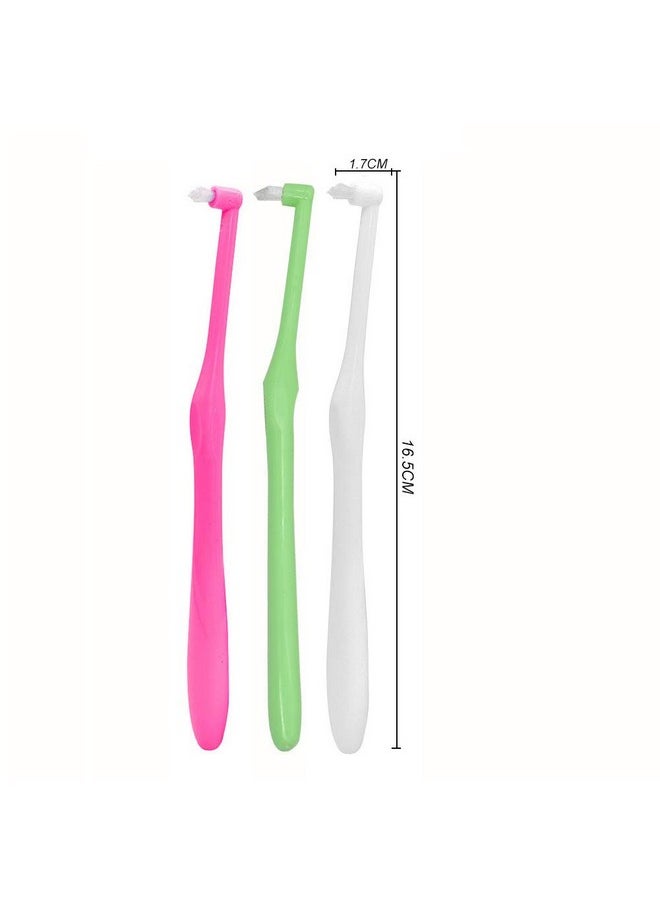Angzhili 9 Pieces Interspace Toothbrush,End Tuft Orthodontic Toothbrush Tapered Orthodontic Brush for Hard to Reach Areas,Gap Toothbrush for Orthodontic Braces Bridges and Implants