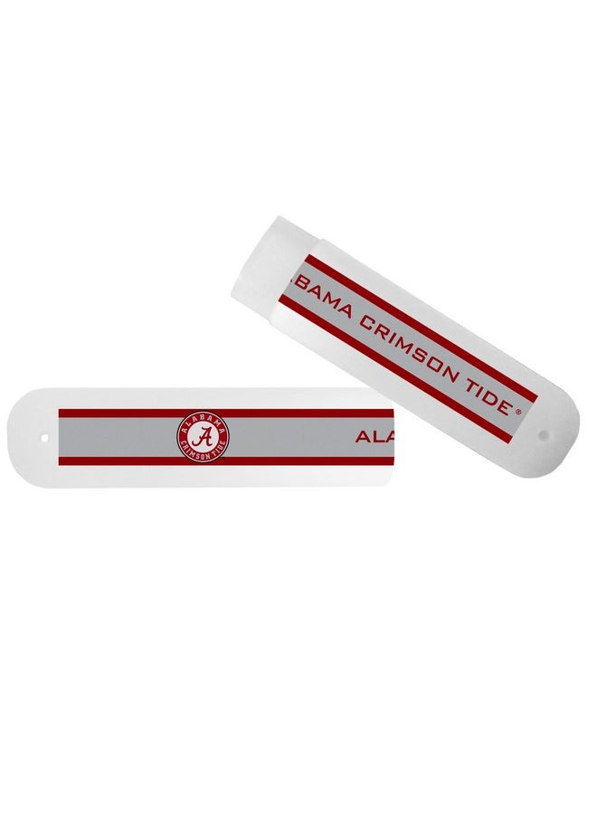 Siskiyou Sports NCAA Alabama Crimson Tide Unisex Travel Set Toothbrush and Travel Case, White, One Size