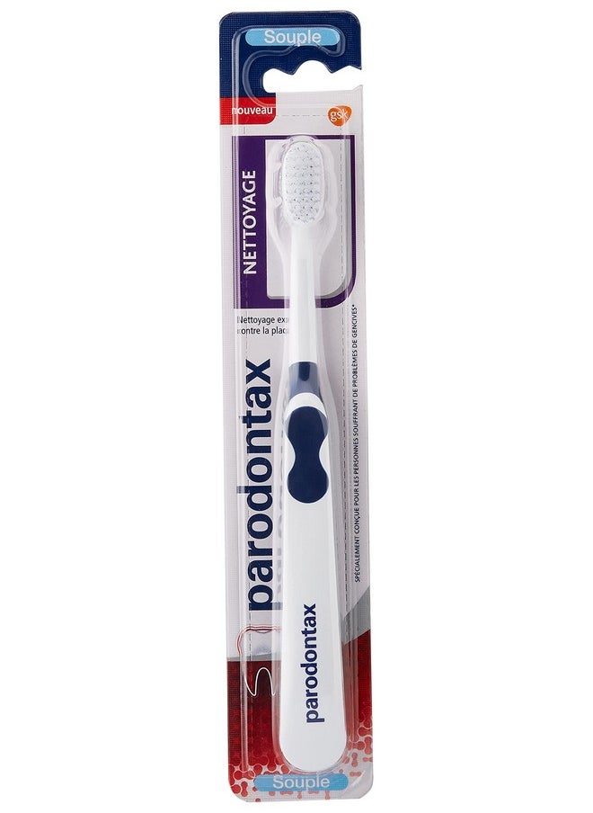 Parodontax Soft Cleaning Toothbrush, for Sensitive Teeth, Removes Plaque