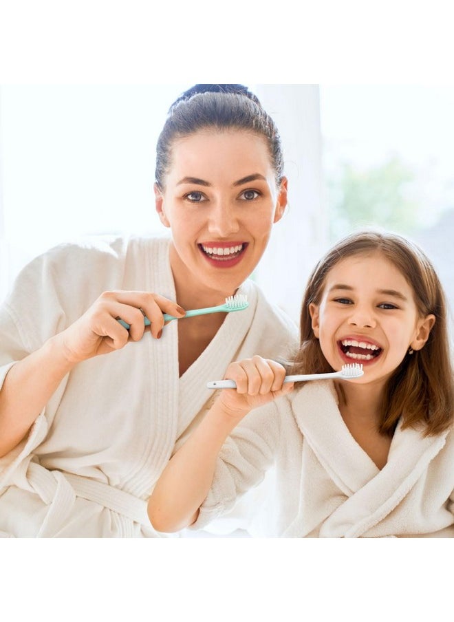 Lomgwumy Disposable Toothbrush, Toothbrush Bulk, Individually Packaged, Tooth Brush Pack with Protective Toothbrush Cover, Soft Bristles, 5 Color Matching, Better Cleaning Effect (PACK-50)