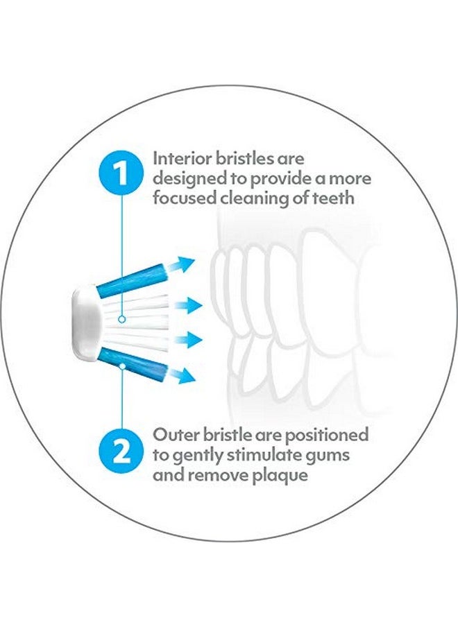 Ooak Toothbrush, Tapered V++Max Soft Bristles, 4 Pack