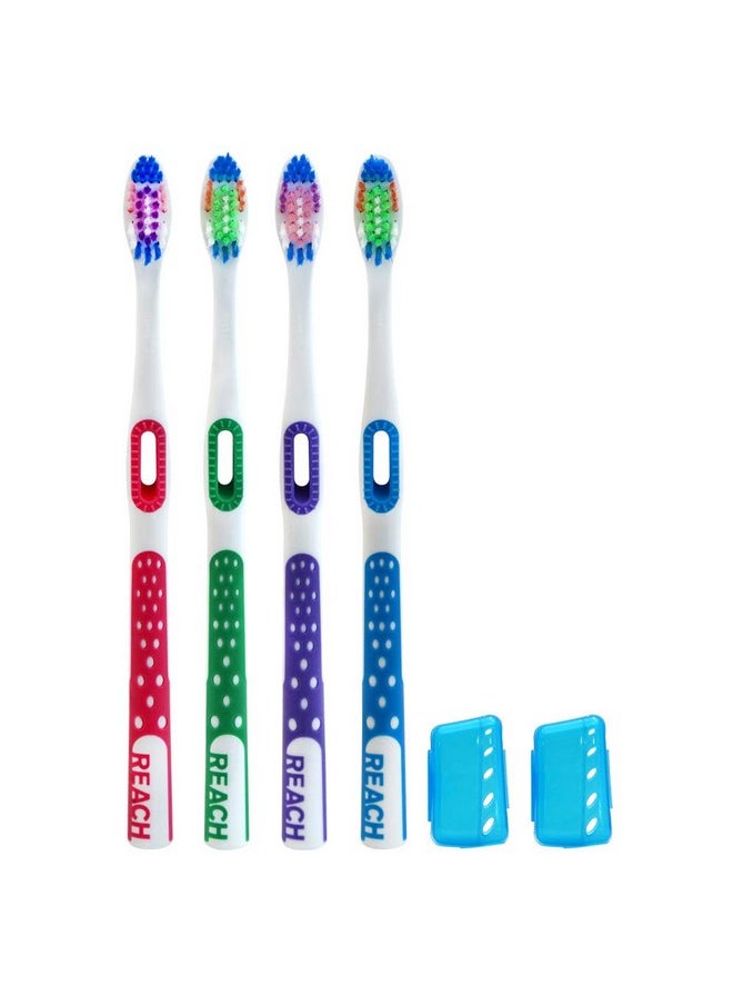REACH Ultra Clean Soft Toothbrushes, 15.2 Oz, Pack of 4