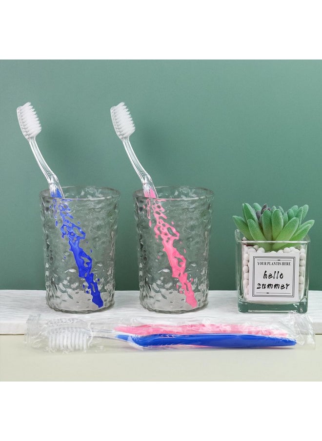 HQSLsund 50 pcs Prepasted Disposable Toothbrushes Bulk Individually Wrapped Pre Pasted Soft Bristle Tooth Brush Set Travel Toothbrushes for Homeless Gift Hotel Camping Travel