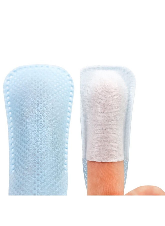 Impressive Smile 100 PCS Deep Cleaning Finger Toothbrush Teeth Cleaning Whitening Wipes for Oral Brush Ups Mint Flavor