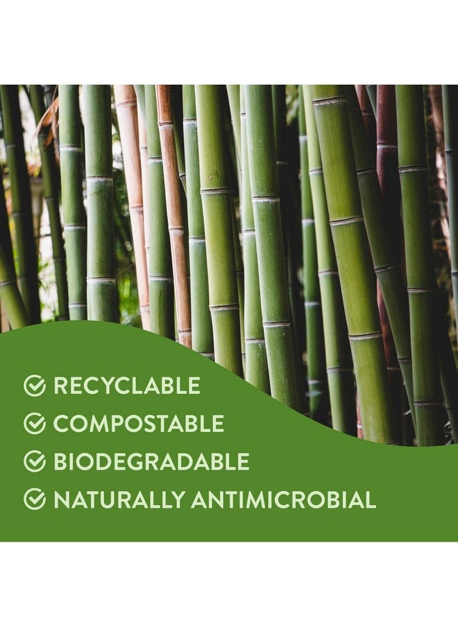 Lindo EcoGrip Charcoal Infused Bamboo Toothbrush - Soft German Made Fiber Bristles, Organic, Biodegradable and 100% Recyclable, Multi-Colored - Pack of 4