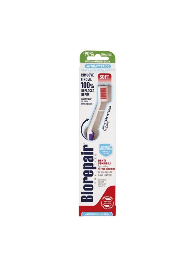 Biorepair : Oral Care Pro Toothbrush Denti Sensibili- Soft -Random Color