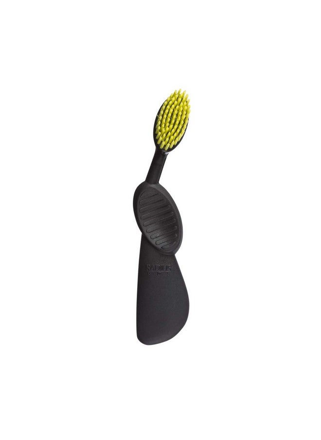 Radius Toothbrush Flex Brush Right Hand Black/Yellow 1 Unit | BPA Free and ADA Accepted | Designed to Improve Gum Health and Reduce The Risk of Gum Disease