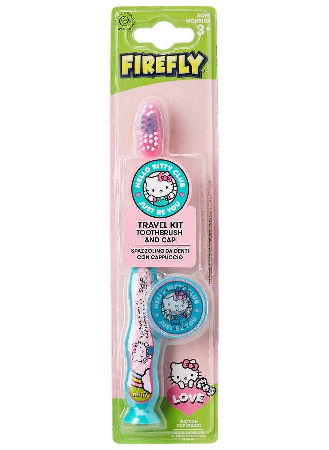 Hello Kitty Suction Toothbrush With Cap - Travel Kit