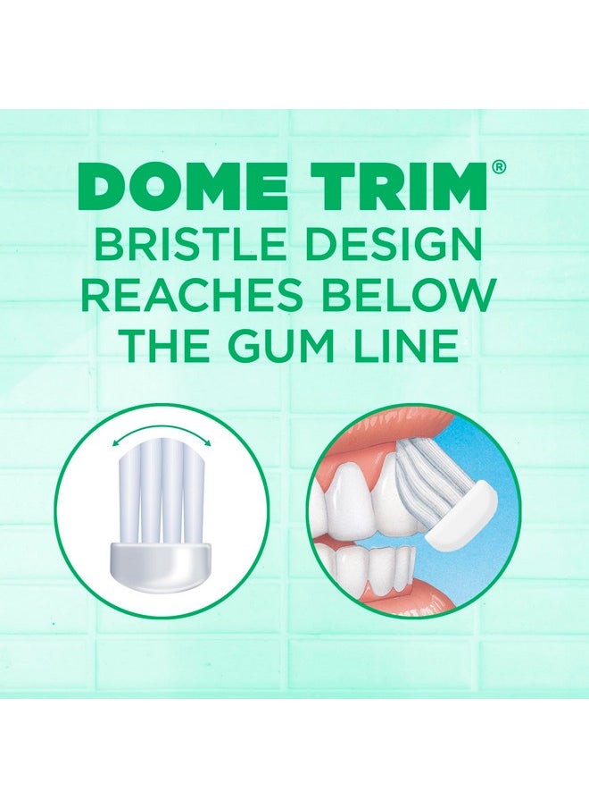 GUM Technique Sensitive Care Toothbrush with Quad-Grip Handle, Full Head & Ultra Soft Dome Trim Bristles for Plaque Removal That’s Gentle on Gums, 2ct