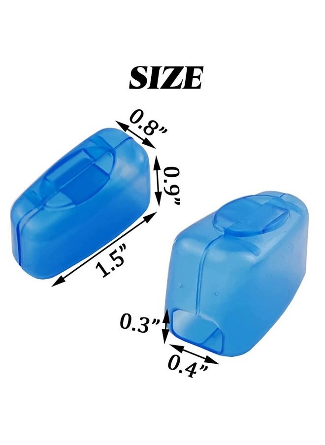 TIHOOD 100PCS Travel Toothbrush Head Covers, Portable Toothbrush Pod Caps Case Protector for Home and Outdoor