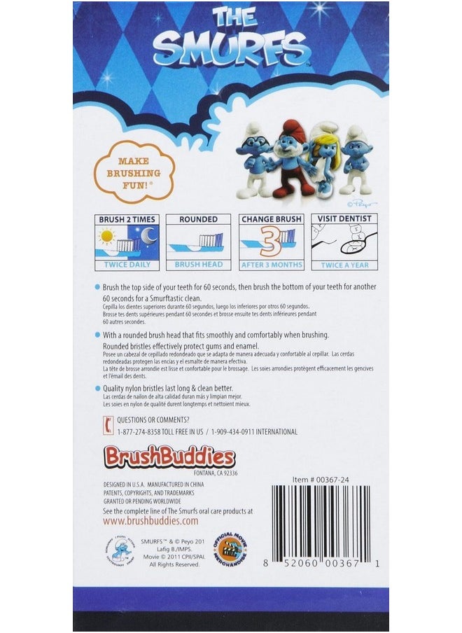 Brush Buddies Smurf Tooth Brush Set Toothbrush