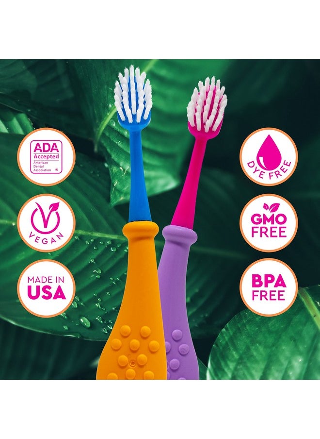 RADIUS Big Kidz Forever Brush Replacement Heads for Children, 6 Years and Up, BPA Free ADA Accepted for Growing Teeth and Gums, 2 Heads - Extra Soft (3 Count)