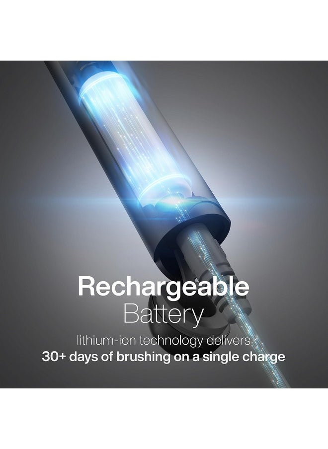 Aquasonic Icon ADA-Accepted Rechargeable Toothbrush | Magnetic Holder & Slim Travel Case | 2 Brushing Modes & Smart Timers | Gentle Micro-Vibrations (Stone)