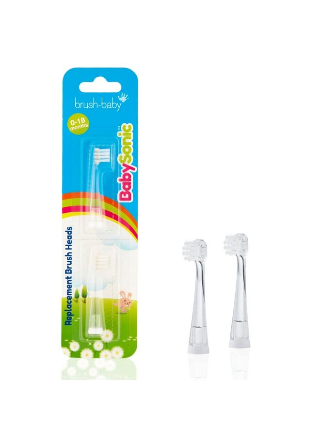 Brush-Baby BabySonic Replacement Heads (0-18 Month (Pack of 2))