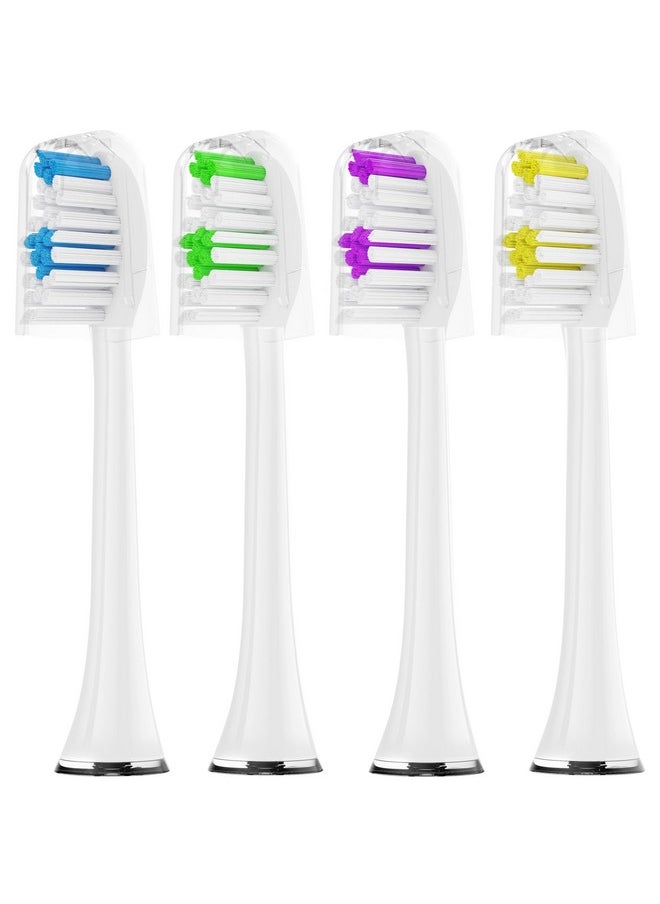 Acteh Toothbrush Heads for Sonic Edge, JetWave, JetUV and eBrush Toothbrush Models