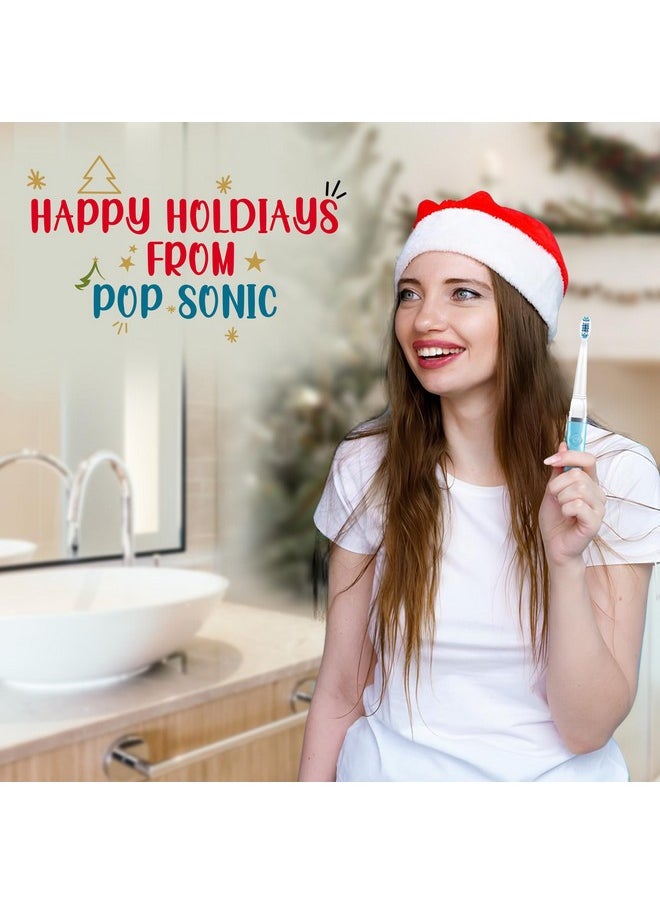 Pop Sonic USB Charge Anywhere Toothbrush(Purple) | Rechargeable Toothbrush w/Up to 40,000 Brush Strokes/Minute-Long-Lasting Dupont Nylon Bristles -Teens & Adult Toothbrush with Quadrant Pacer & Timer
