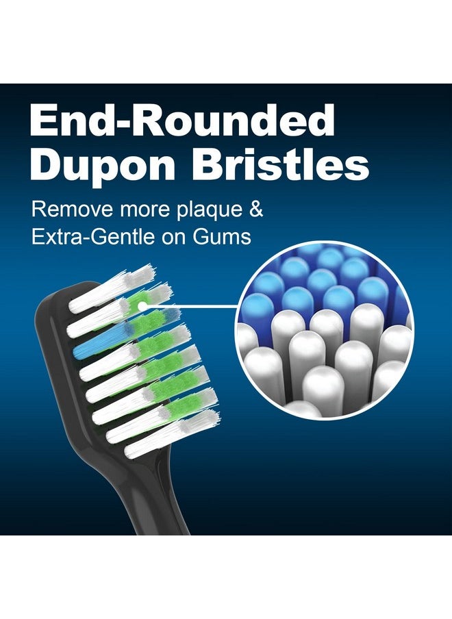 Everystep Replacement Toothbrush Heads 10 Pack Only for AquaSonic Duo and for Home Dental Center,5 Black+5 White，Not for AquaSonic Other Series