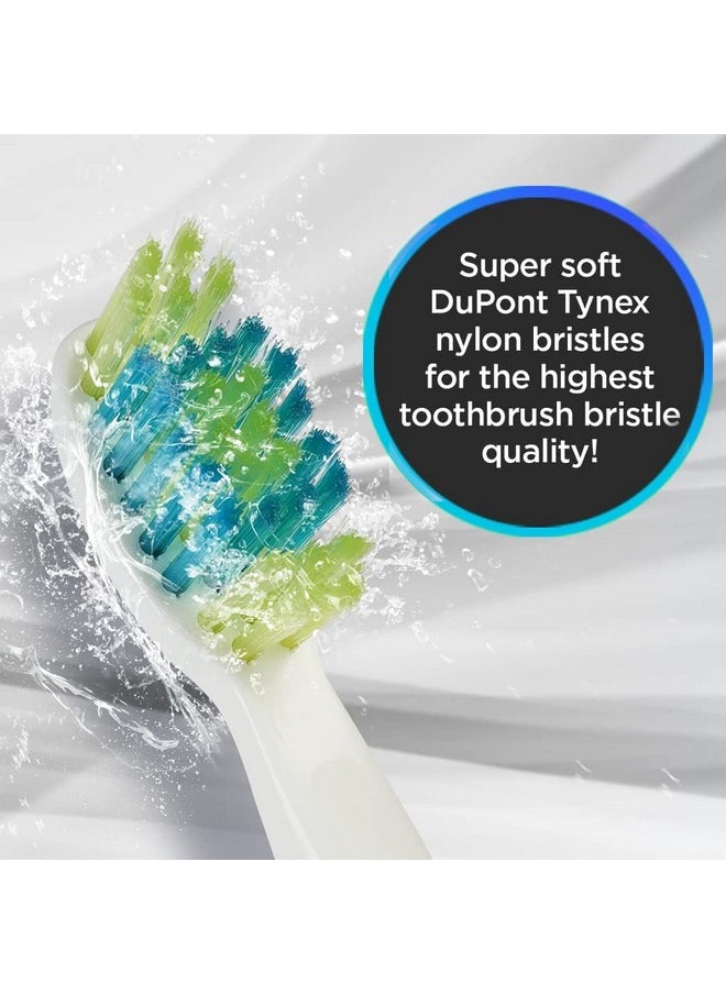Voom Sonic - Pro 3/Pro 5 Replacement Heads | Pack of 6 Replacement Brushes | Advanced Bristle Technology| Soft DuPont Nylon Bristles | Oral Care
