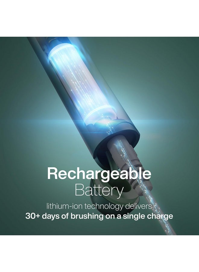 Aquasonic Icon ADA-Accepted Rechargeable Toothbrush | Magnetic Holder & Slim Travel Case | 2 Brushing Modes & Smart Timers | Gentle Micro-Vibrations (Mint)