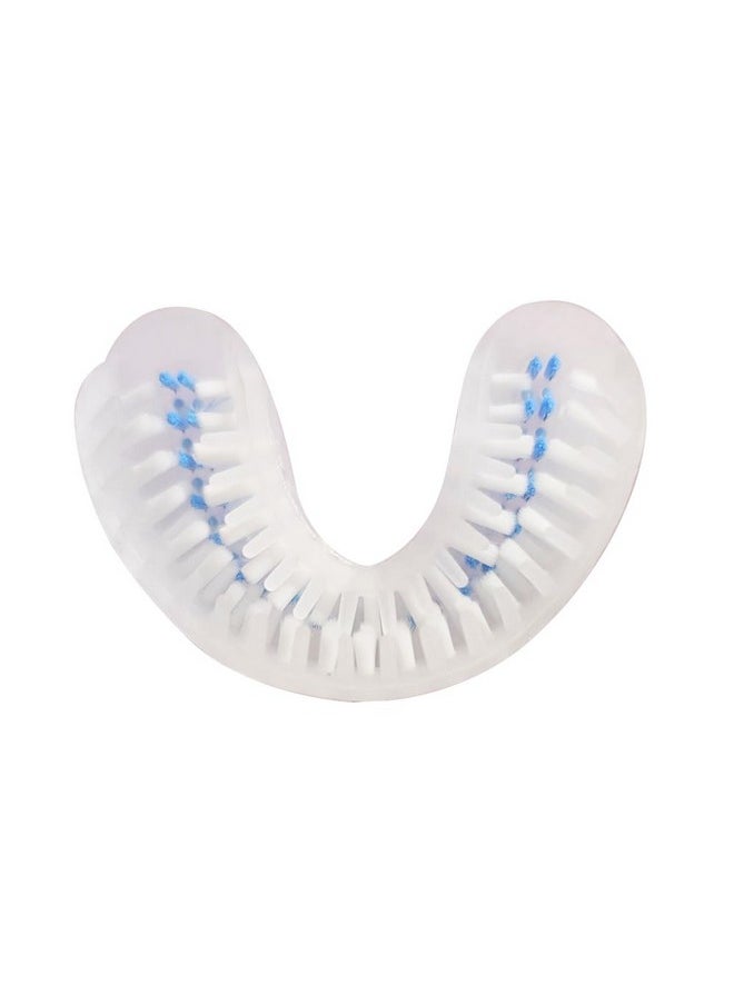 autobrush Double Sided U Shaped Nylon Brush Head Replacements - Adults and Kids Sizes (Kids, Ages 6-8)
