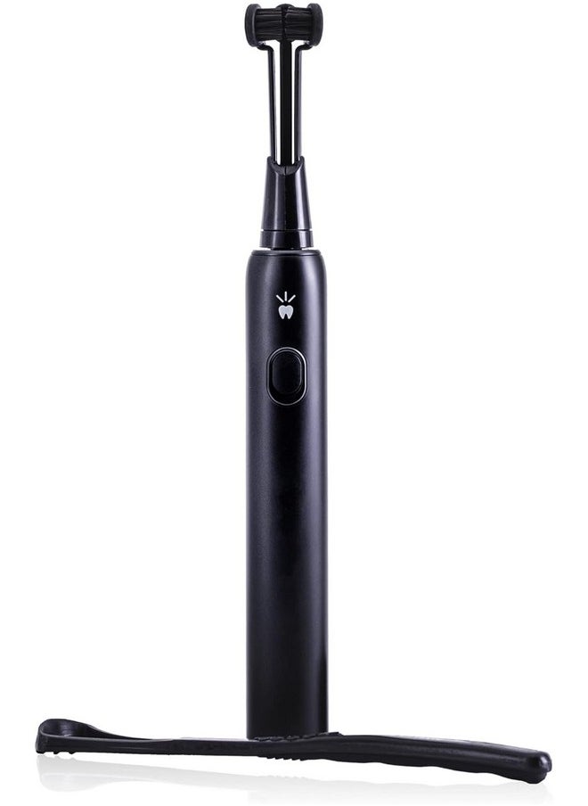 Triple Bristle Max Sonic | 3 Sided Toothbrush w/ 4 Modes | Dentist Created & Approved Triple Sided Toothbrush | Soft Charcoal Infused Nylon Bristles | Rechargeable & Waterproof Triple Head Toothbrush