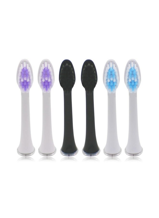 Toothbrush Heads Replacement Compatible for Jetwave Sonic Edge Toothbrush, with Head Cover 6 PCS