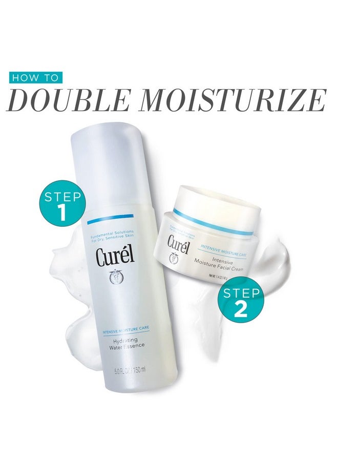 Curel Japanese Skin Care Intensive Face Moisturizer Cream, Face Lotion for Dry to Very Dry Sensitive Skin, For Women and Men, Anti-Aging Fragrance-Free Anti-Wrinkle, 1.4 oz