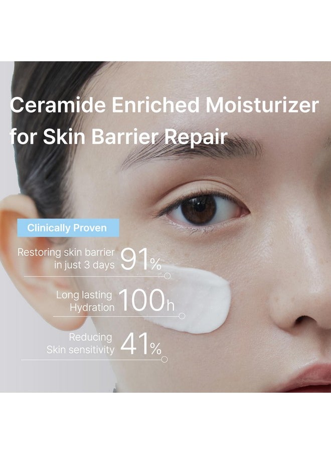 Illiyoon Ceramide Ato Concentrate Cream | Face Moisturizer for Dry & Sensitive Skin, 100hr Lasting Hydration, For Face & Body, Gentle for Infants, Skin Barrier Repair, Vegan Certified, 6.76 fl.oz.