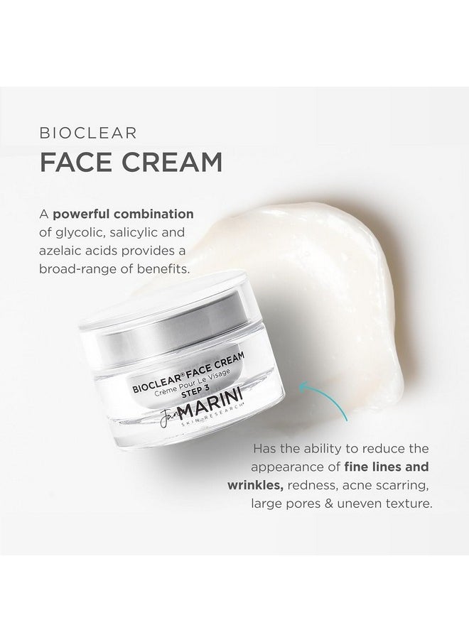 Jan Marini Skin Research Bioclear Face Cream - Face Cream with Glycolic, Salicylic & Azelaic Acid - Skincare Lotion to Support Redness Relief - 1 oz