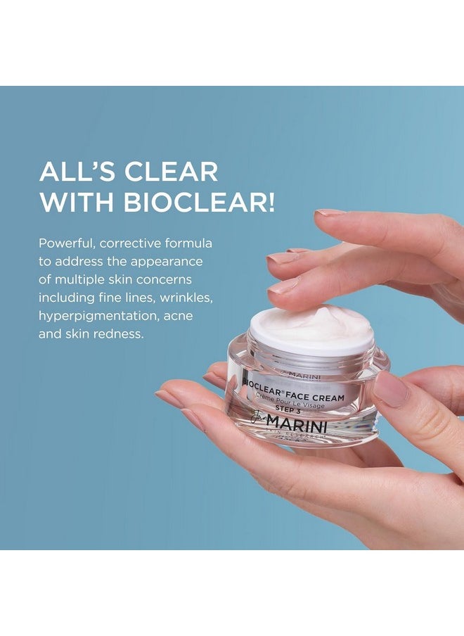 Jan Marini Skin Research Bioclear Face Cream - Face Cream with Glycolic, Salicylic & Azelaic Acid - Skincare Lotion to Support Redness Relief - 1 oz