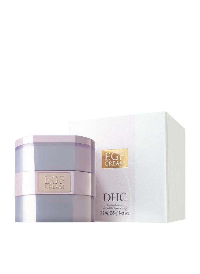 DHC EGF Cream, Hydrating Peptide Moisturizer, Collagen, Skin-Renewing, Firmness and Radiance, Fragrance and Colorant Free, Ideal for All Skin Types, 1.2 oz. Net wt.