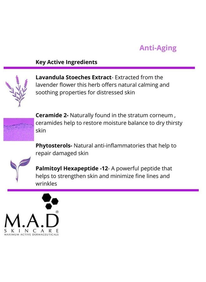 M.A.D Skincare Anti-Aging Saturday Night Transformation Primer W/Ceramide Complex