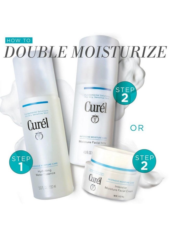 Curel Japan Skin Care Hydrating Water Essence Toner, Water Based Face Moisturizer for Dry Skin, Serum for Face, 5 oz