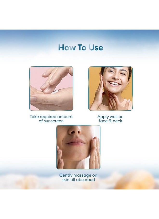 VLCC Natural SPF 40 & PA+++ Sunscreen Gel Crème | Provides Broad Spectrum Protection | Helps Enhance Youthfulness | Non Greasy | Suits All Skin Types | 3.53 Oz/100 g