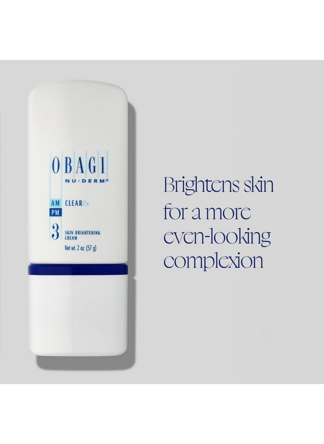 Obagi Nu-Derm Clear Fx - Skin Brightening and Evening Cream with Arbutin, Vitamin C, and Lactic Acid - 2 oz