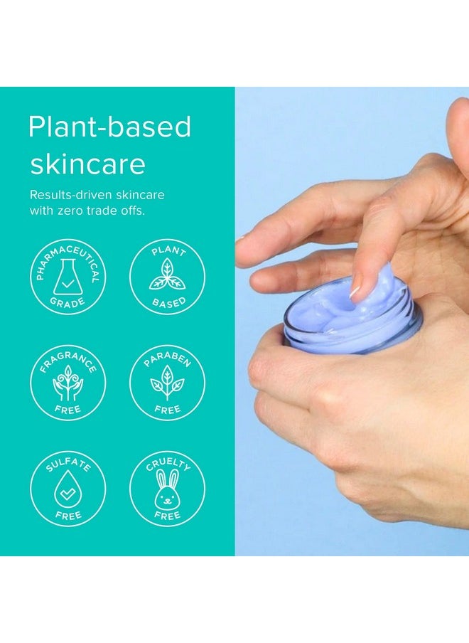 ClarityRx Call Me In The Morning Soothing Recovery Facial Cream, Natural Plant-Based Face Moisturizer with Skin-Protecting Antioxidants for All Skin Types (1.7 oz)