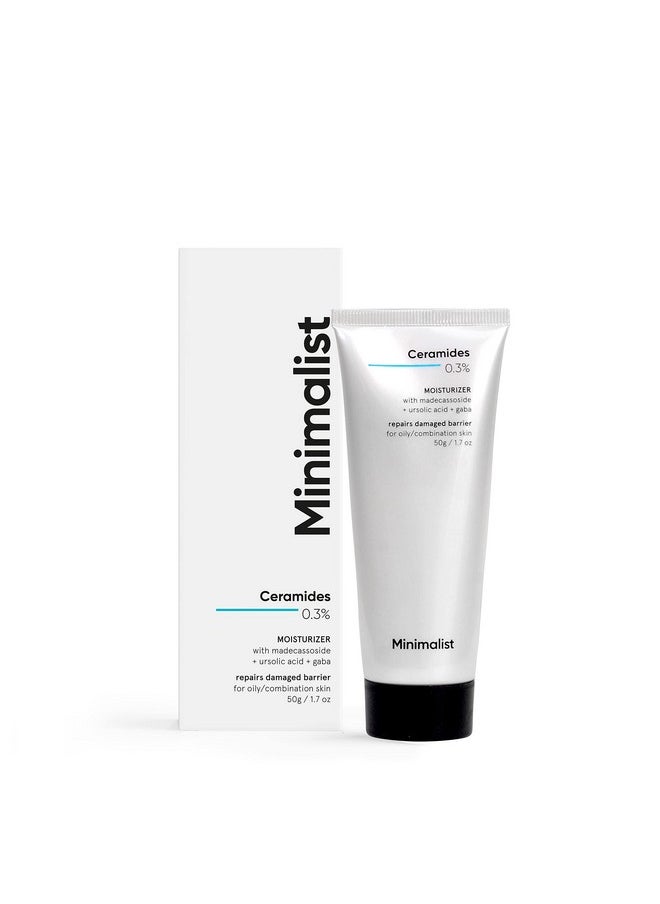 Minimalist 0.3% Ceramide Face Moisturizer For Barrier Repair & Deep Moisturization | Daily Repairing Face Moisturizing Cream | For Oily - Combination Skin | 50g