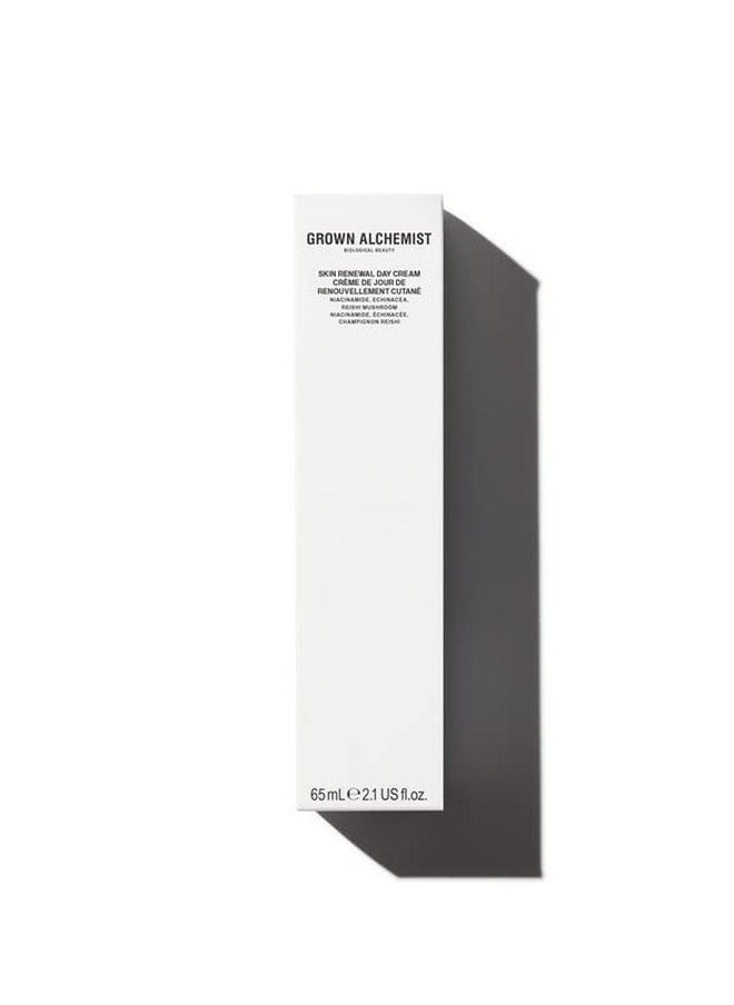 Grown Alchemist Skin Renewal Day Cream - Anti Aging Face Moisturizer for Women & Men - Face Moisturizer with Reishi Extract, Moringa Peptides and Antioxidants, (65ml)