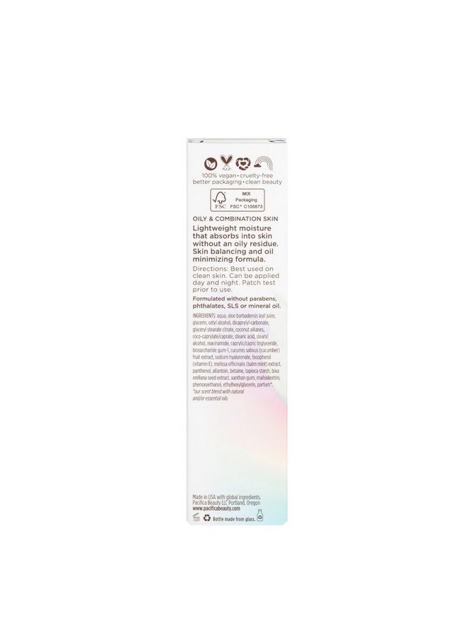Pacifica Face Moisturizer - Acne Treatment for Face - Pore Warrior Daily Acne Serum - w/Hyaluronic Acid & Niacinamide - Protects Pores, Reduces Dirt & Oil Vegan & Cruelty-Free Dermatologist Tested