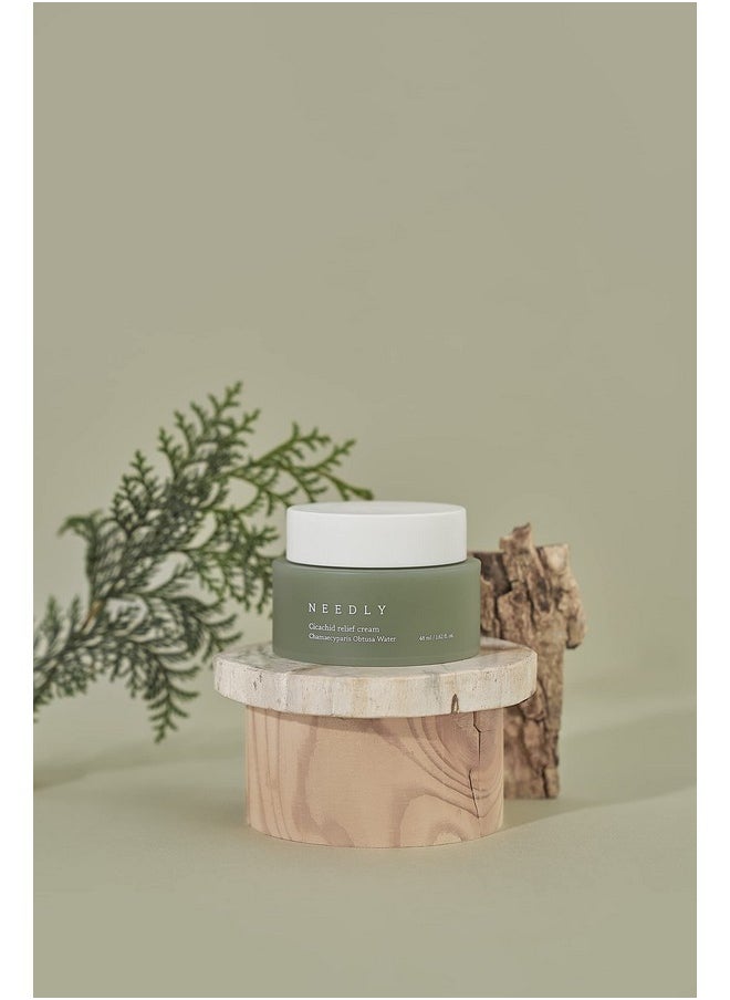 NEEDLY | Cicachid Relief Cream | Moisturizing, Soothing, Cooling | Strengthen the skin barrier