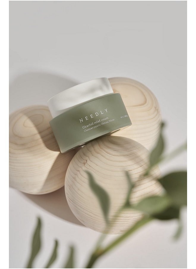 NEEDLY | Cicachid Relief Cream | Moisturizing, Soothing, Cooling | Strengthen the skin barrier
