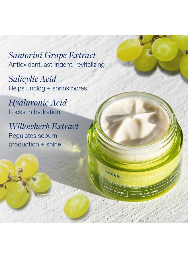 KORRES Santorini Grape Poreless Skin Cream, 1.35 fl. oz.