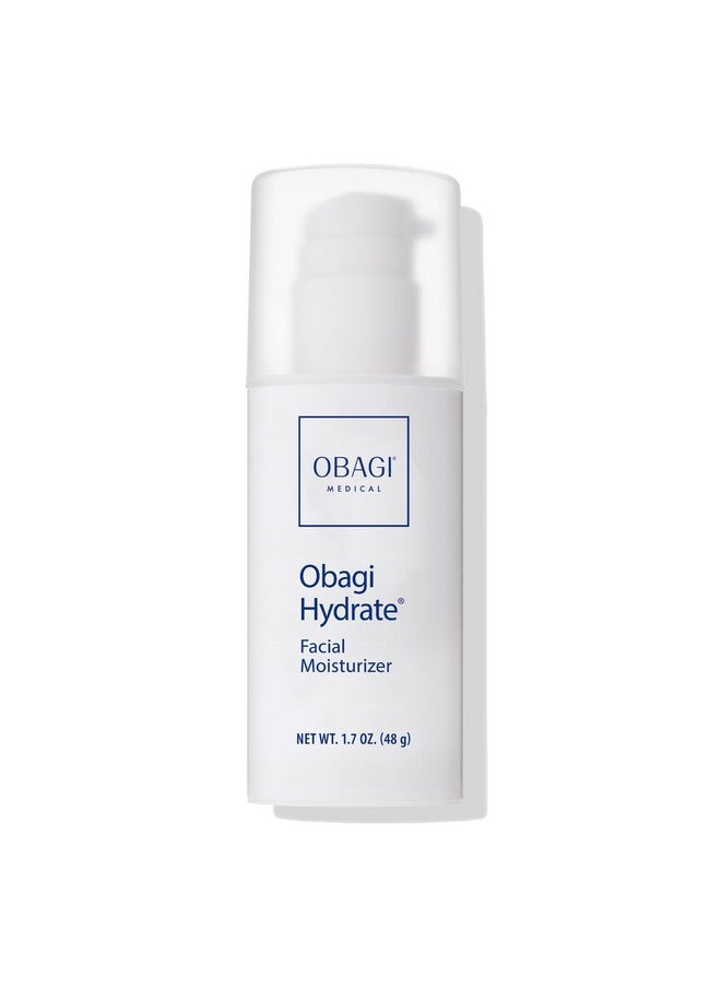 Obagi Hydrate Facial Moisturizer - Non-Comedogenic Intensely Hydrating All Day Moisturizer that Combats Dryness with Tara Seed Extract, Shea Butter, Avocado Oil & Glycerin - All Skin Types - 1.7 oz