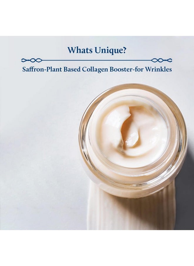 Blue Nectar Ayurvedic Anti Aging Cream For Women For Collagen Boost And Deep Moisturizer For Face Naturally Skin Firming Face Cream (14 Herbs 50g)