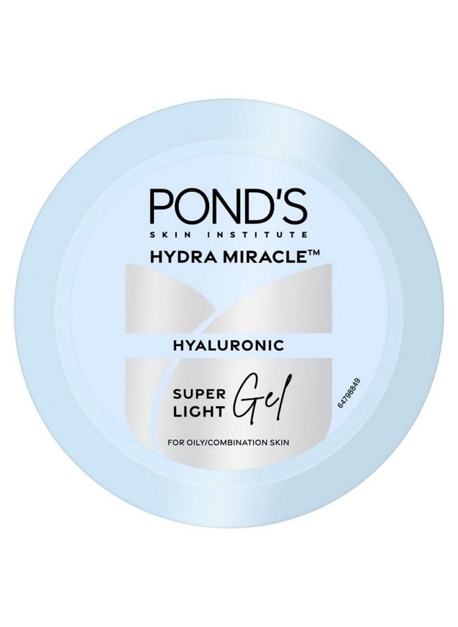 POND'S Super Light Gel Oil Free Face Moisturizer 300 g | With Hyaluronic Acid & Vitamin E for Fresh Glowing Skin & 48 hr Hydration - Daily Use