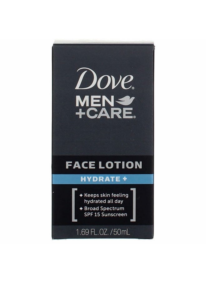 Dove Men+Care Face Lotion Hydrate Plus 1.69 oz 2 pack