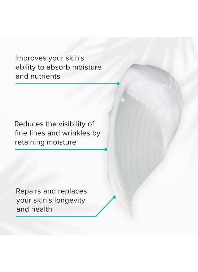 ClarityRx Feel Better Hyaluronic Acid Face Moisturizer, Natural Plant-Based Moisturizing Cream with Jojoba Oil & Hyaluronic Acid for Hydration, Smooths Dry, Aging Skin, Paraben & Cruelty Free (1.7 oz)